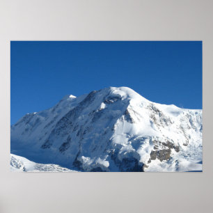 Affiches Lyskamm, Alpes suisses