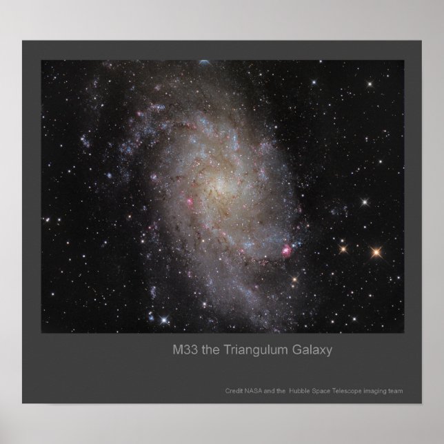 Affiches M33 Le Triangulum Galaxy (Devant)