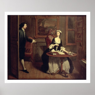 Affiches M.B. trouve l'écriture de Pamela, illustration de