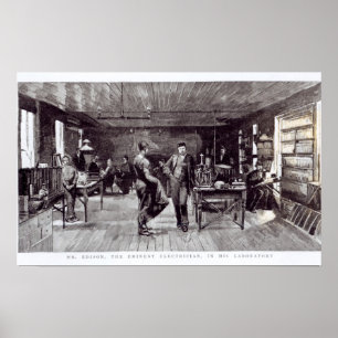 Affiches M. Edison, L'Éminent Électricien