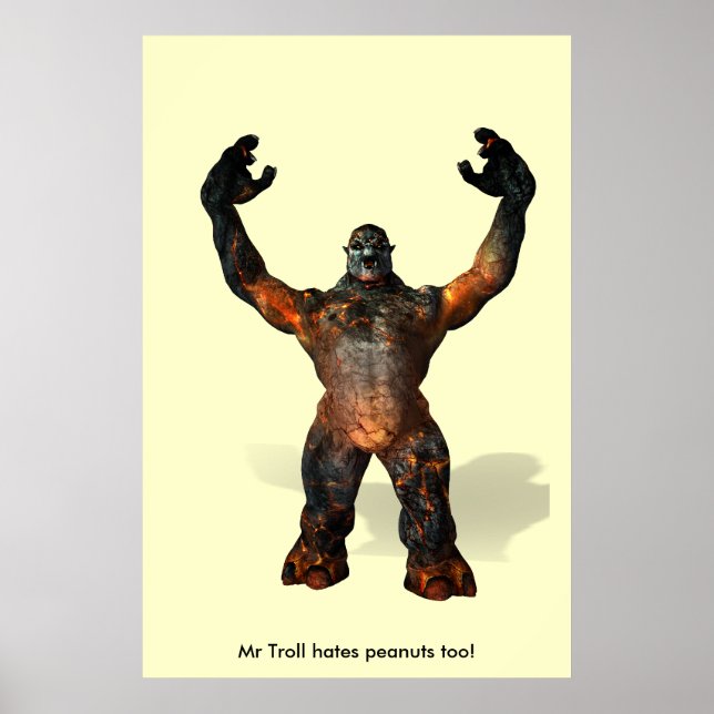 Affiches M. Troll déteste aussi les cacahuètes ! (Devant)