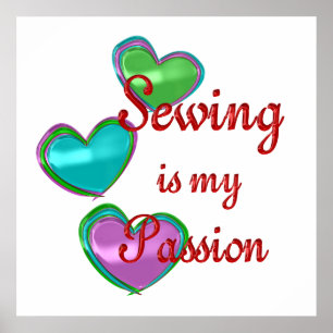 Affiches Ma passion de couture