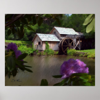 Affiches Mabry Mill - Peinture