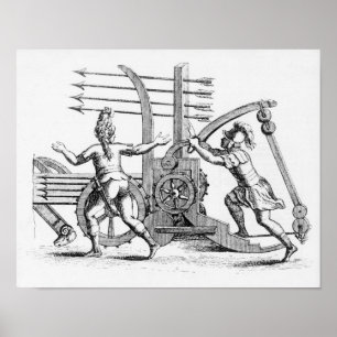 Affiches Machine de guerre romaine pour les lances de mise