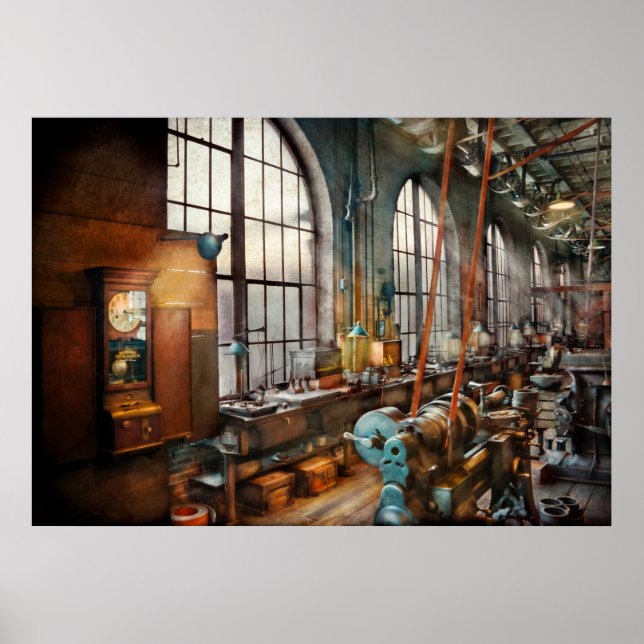 Affiches Machiniste - De retour dans les jours d'hier (Devant)