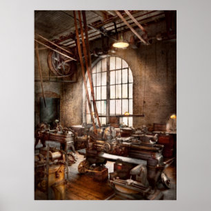 Affiches Machiniste - j'aime de grands outils