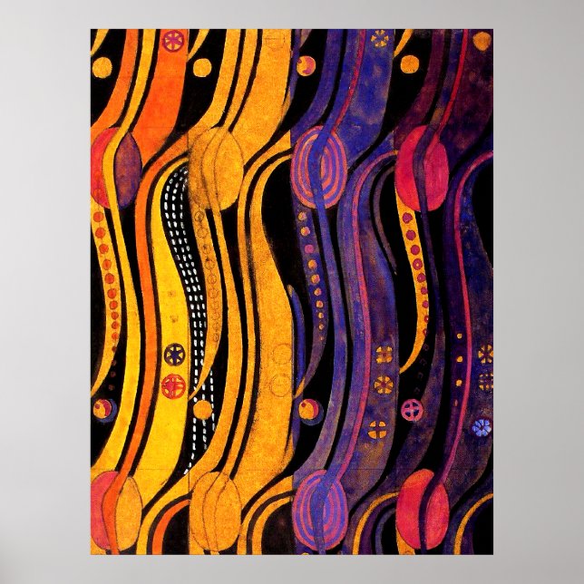 Affiches Mackintosh : Conception de tulipes (Devant)