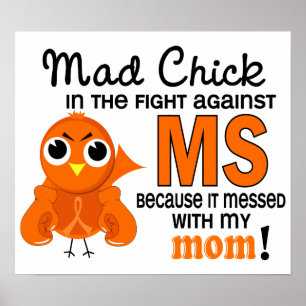 Affiches Mad Chick 2 Maman Sclérose en plaques MS
