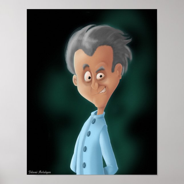 Affiches Mad professor drawing (Devant)