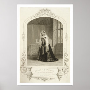 Affiches Madame Celeste en tant que princesse Katherine, Sc