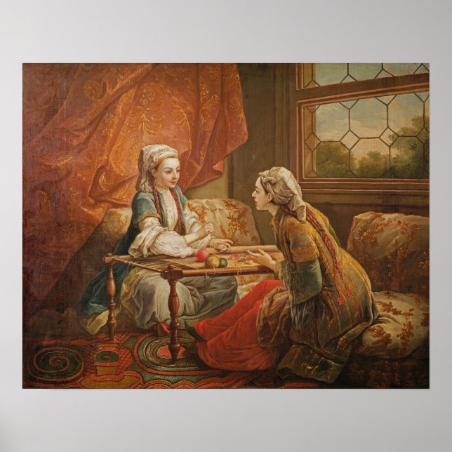 Affiches Madame de Pompadour dans le rôle de la chancelière (Devant)