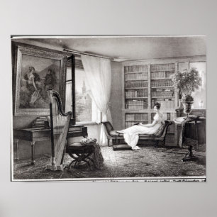 Affiches Madame Recamier au l'Abbaye-aux.-Bois