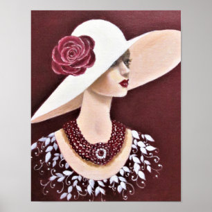 Affiches Madame vintage de société