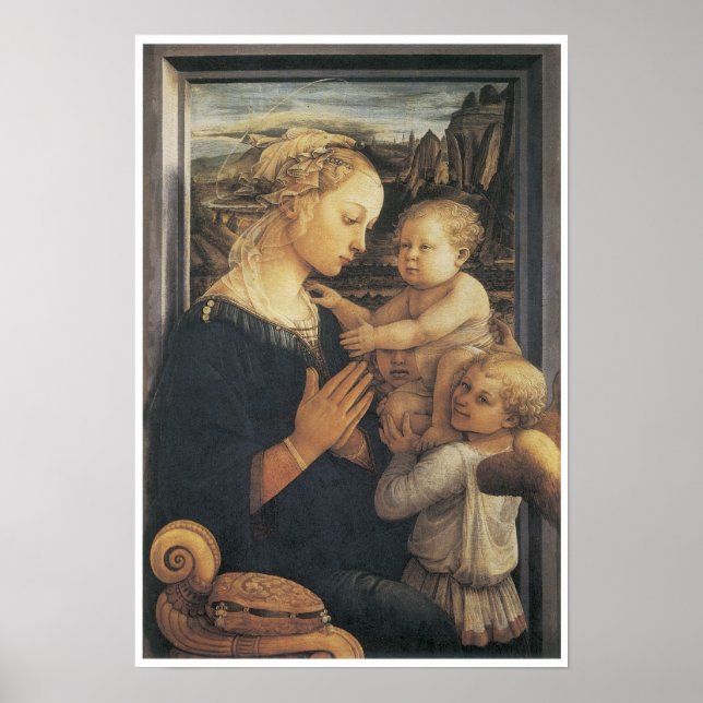 Affiches Madonna et Child, ch. 1455 (Devant)