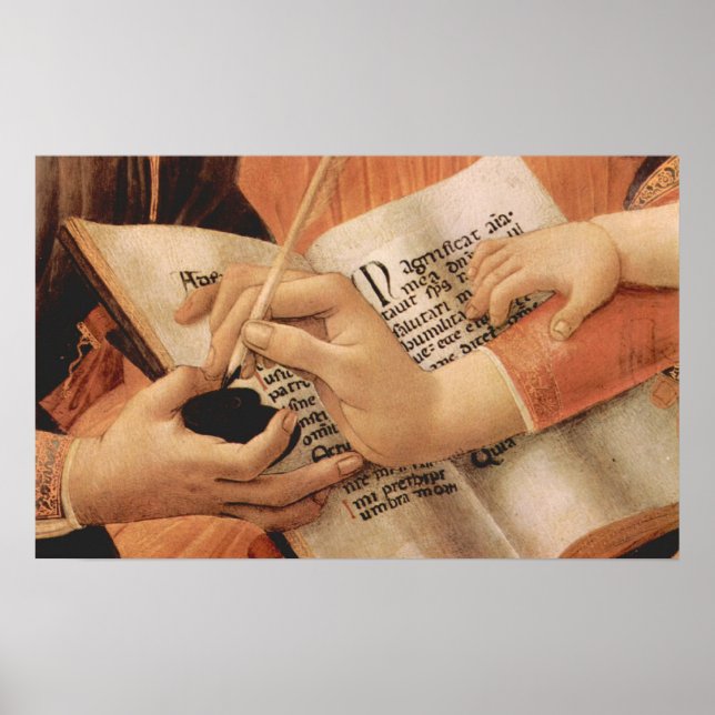 Affiches Madonna le Magnifique Détail 2 par Botticelli (Devant)