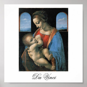 Affiches Madonna Litta de Leonardo Da Vinci c. 1490-1491