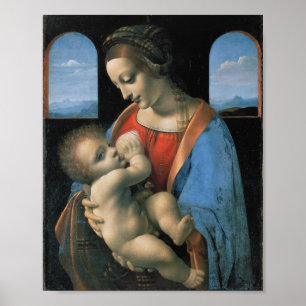 Affiches Madonna Litta, Leonardo da Vinci Art