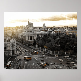 Affiches Madrid Espagne
