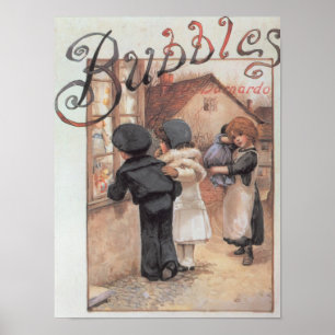 Affiches Magazine de "bulles" de publicité par affichage