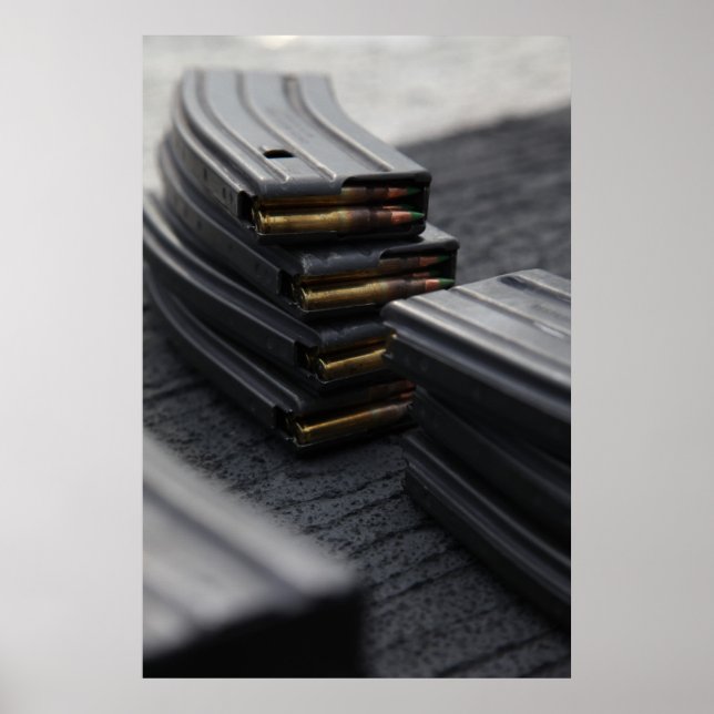 Affiches Magazines de fusils (Devant)