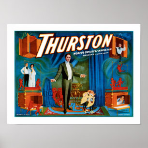 Affiches Magicien du monde de ~ de Thurston le plus grand