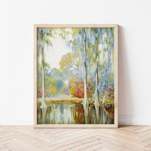 Affiches Magnolia Gardens | Alfred Hutty (Créateur téléchargé)