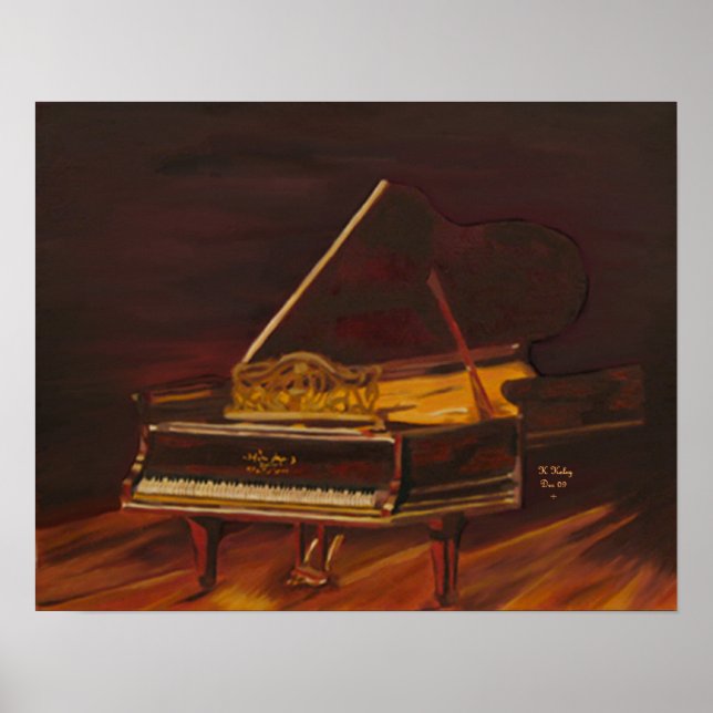 Affiches Mahogany Melody imprimé en toile (Devant)