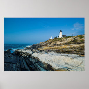Affiches Maine, Pemaquid Point, phare de Pemaquid Point