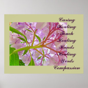Affiches Mains curatives de soin de contact curatif