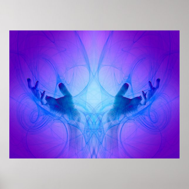 Affiches Mains de guérison (Devant)