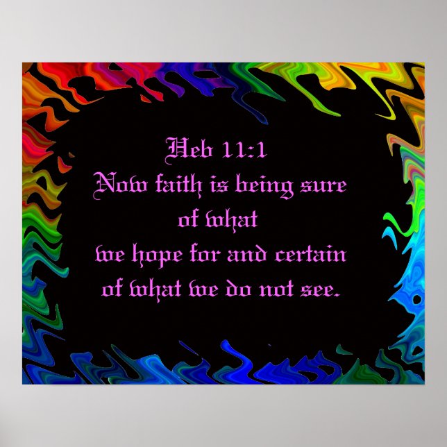 Affiches Maintenant, la foi est certaine (Devant)