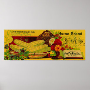 Affiches Maïs de sucre à la maison LabelJay, JE