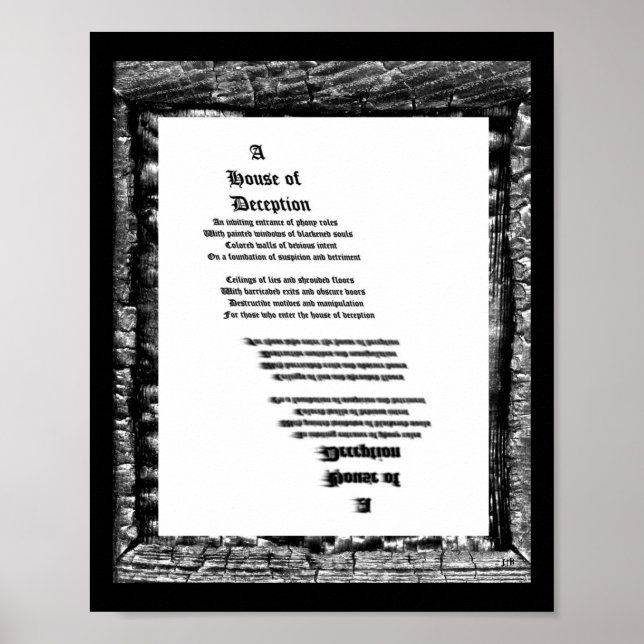 Affiches Maison de la tromperie (Devant)