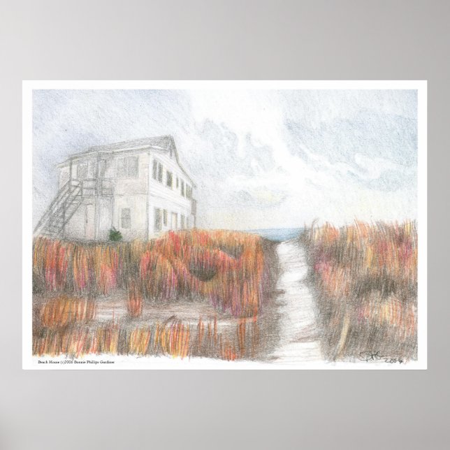 Affiches Maison de plage (Devant)