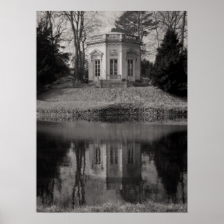 Affiches Maison de thé Belvedere en noir et blanc