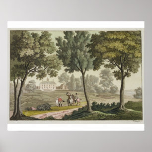 Affiches Maison de Washington à Mount Vernon, de 'Le Costu
