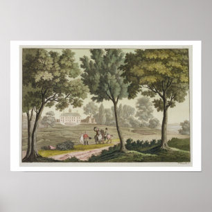 Affiches Maison de Washington à Mount Vernon, de 'Le Costu