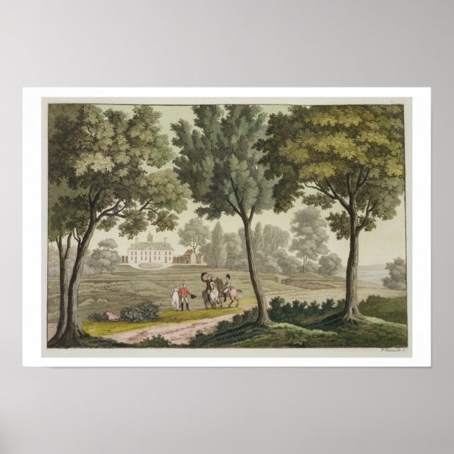 Affiches Maison de Washington à Mount Vernon, de 'Le Costu (Devant)