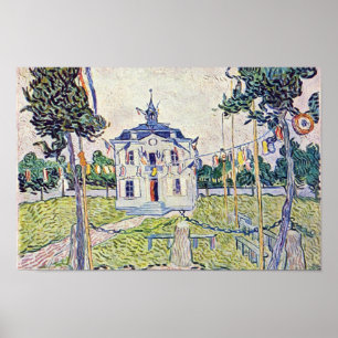Affiches Maison Municipale À Auvers Par Vincent Van Gogh