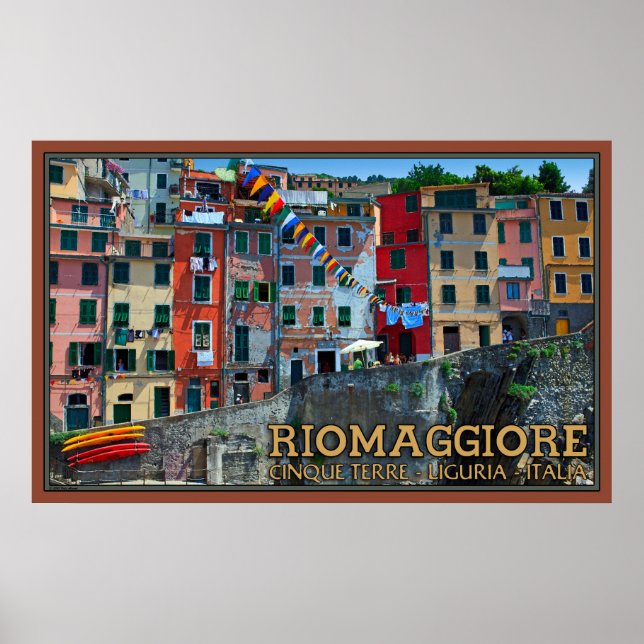 Affiches Maisons Riomaggiore Waterfront (Devant)