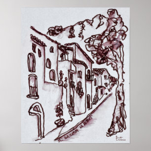 Affiches Maisons  Saint-Guilhem-Le-Desert, France