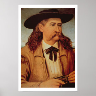 Affiches Maître d'hôtel "Bill sauvage" Hickok (1837-76)