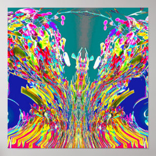 Affiches Maître numérique de Reiki d'écoulement d'énergie