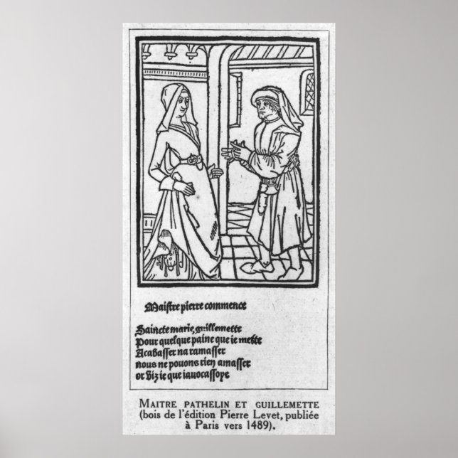 Affiches Maitre Pathelin and Guillemette (Devant)