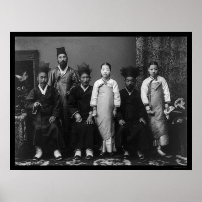 Affiches Maîtresse et Ancien Corée 1910 (Devant)