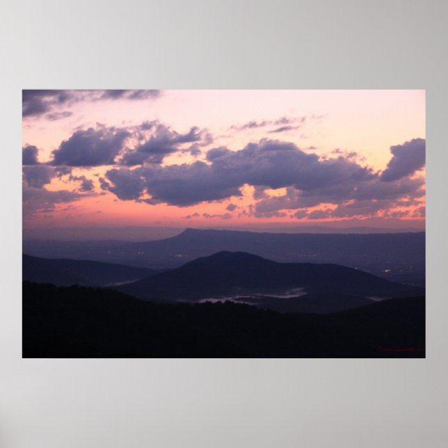 Affiches Majesté de la montagne violette (Devant)