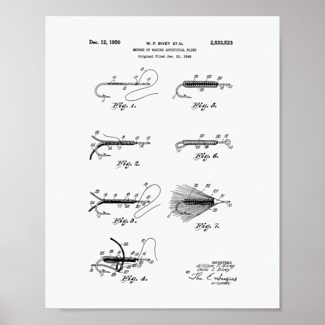 Affiches Making Artificial 1950 Brevet Art - Livre blanc (Devant)