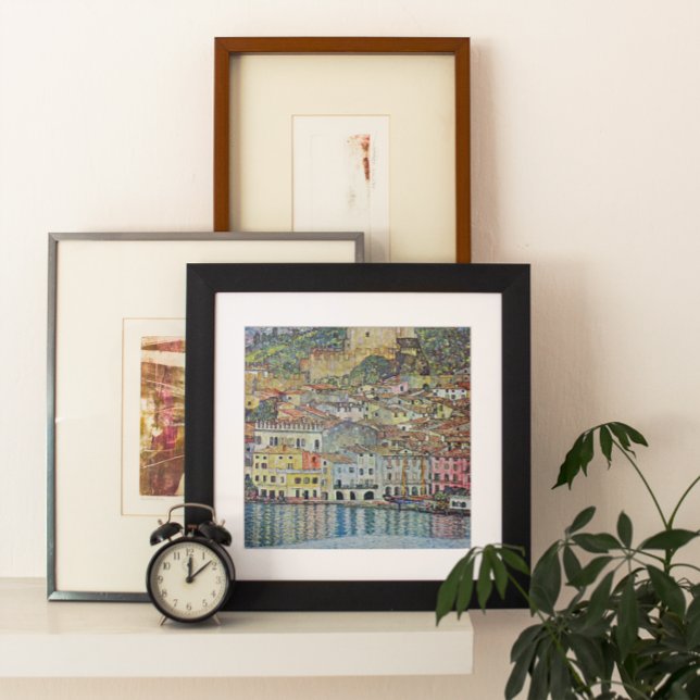 Affiches Malcesine sur le lac de Garde Par Gustav Klimt (Créateur téléchargé)