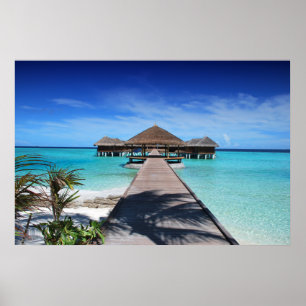 Affiches maldives-666122 PARADIS TROPICAL MUR ARRIÈRE - PLA