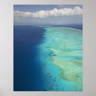 Affiches Malolo Barrier Reef au large de Malolo Island, Fid
